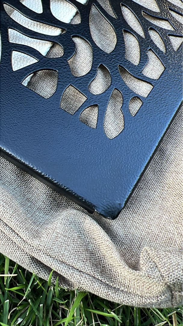 BLACK DESIGN アイアンプレート　ツリー柄2枚セット