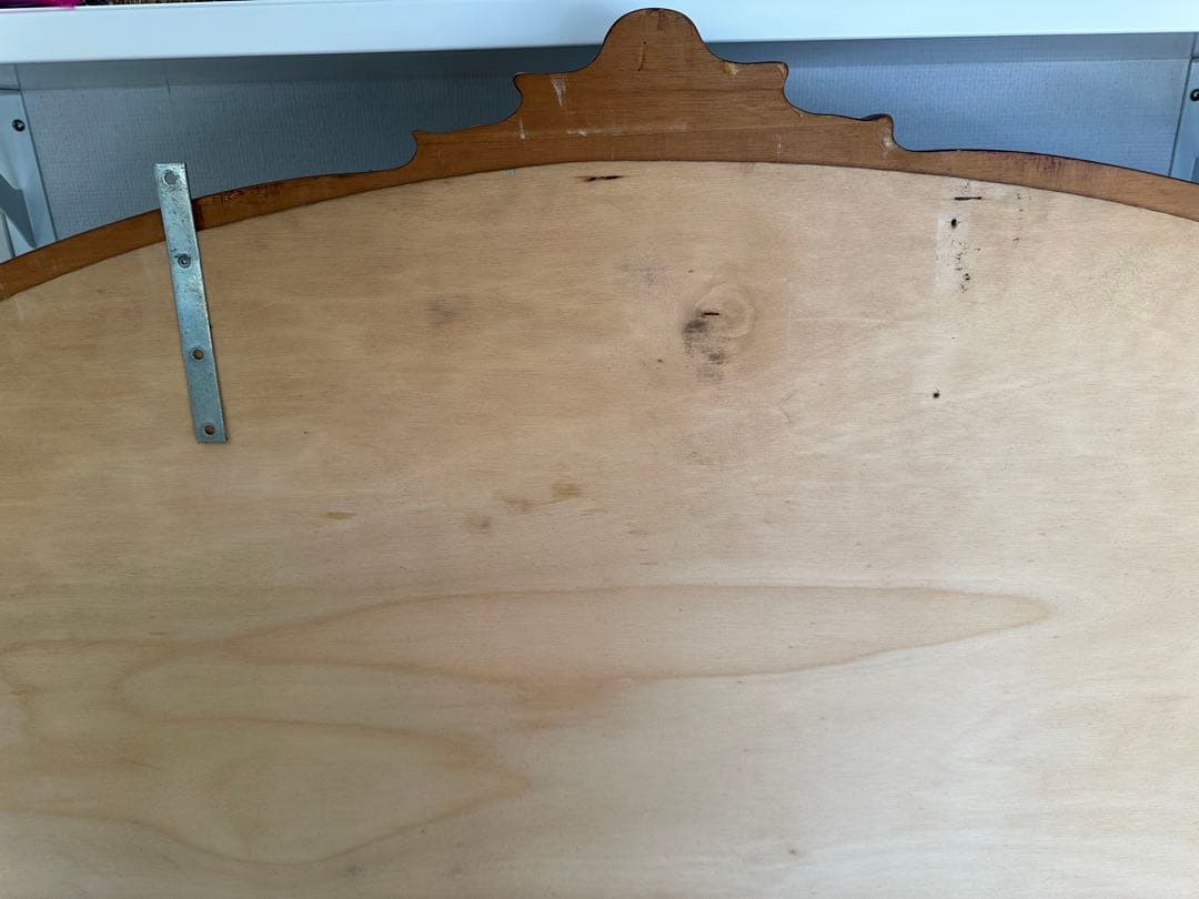 イタリー製バロック様式 木製 大きな鏡