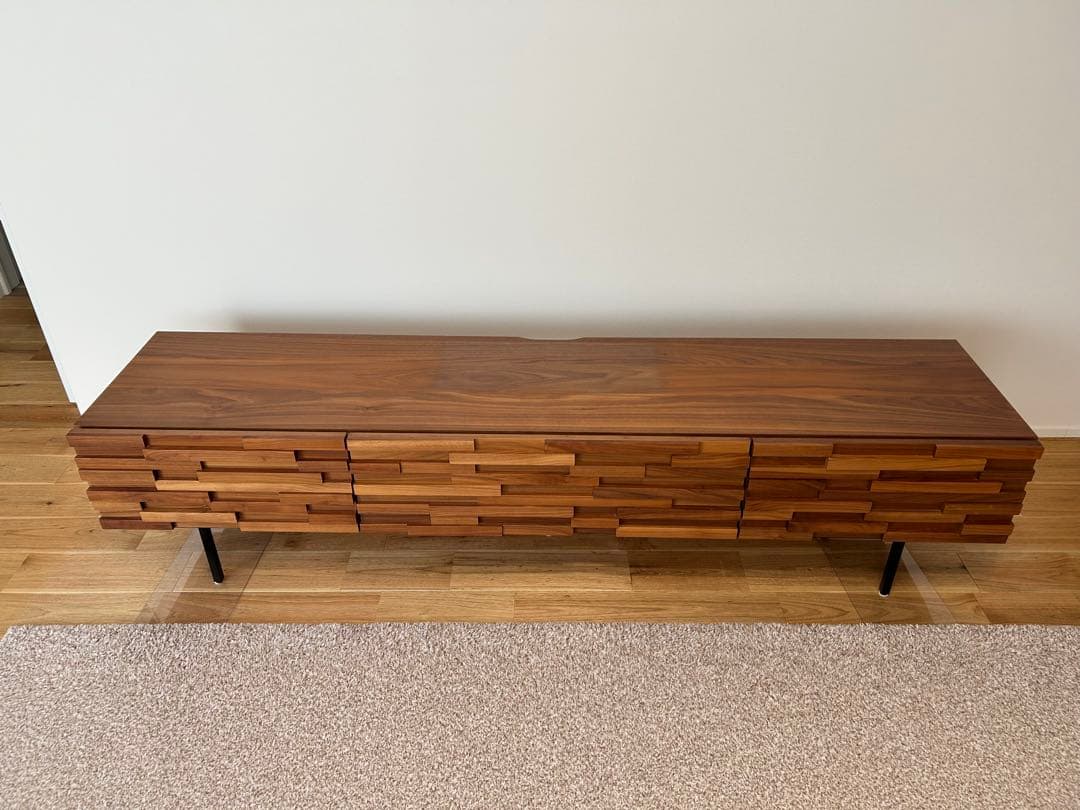 【赤レンガ】モダン ウォルナット テレビ台