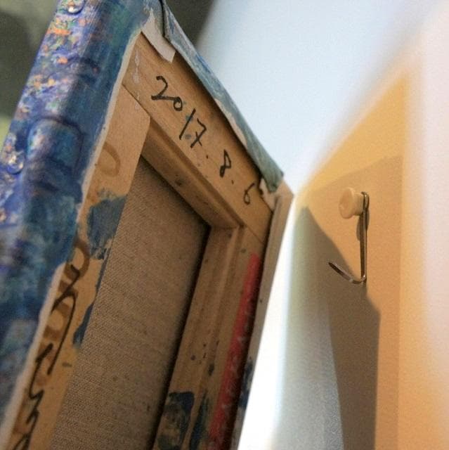 内野隆文　抽象画　キャンバス　アート作品　絵画　現代アート　ペインティング