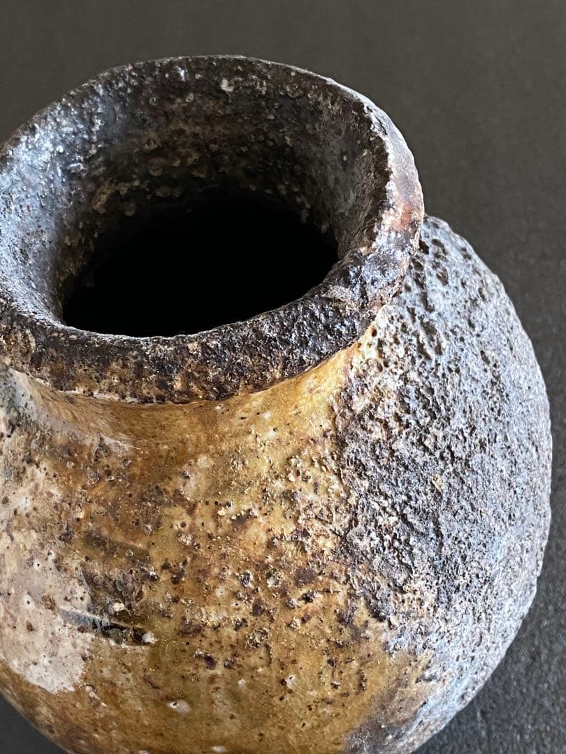 伊賀焼 Iga ware 壺 蹲 うずくまる Jar 谷本光生 R01