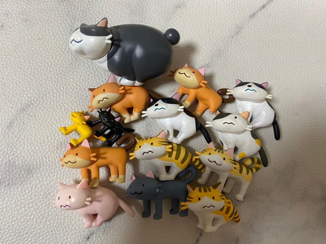 【中古】つみネコ マグネット マスコット 14個 まとめ売り