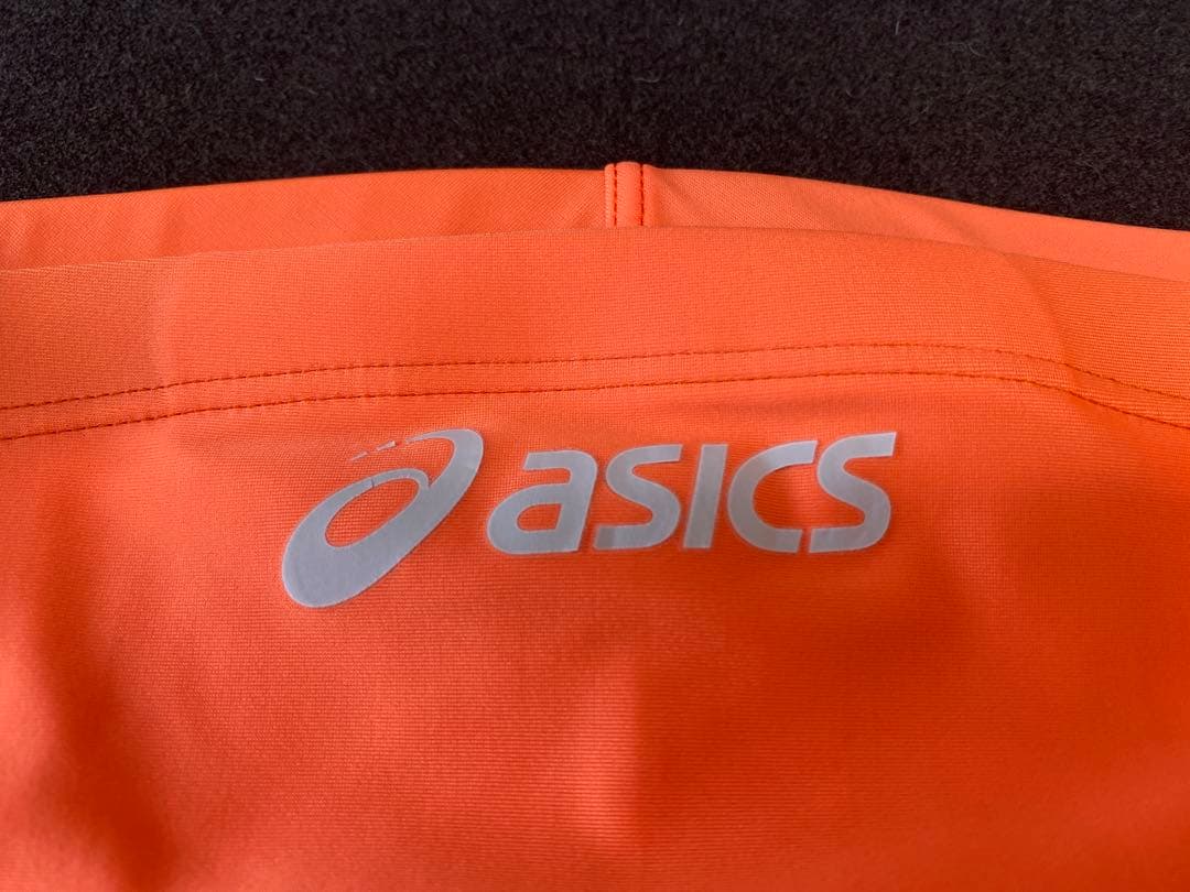 asics 旧ロゴ ハイドロCD 競パン Sサイズ オレンジ アシックス