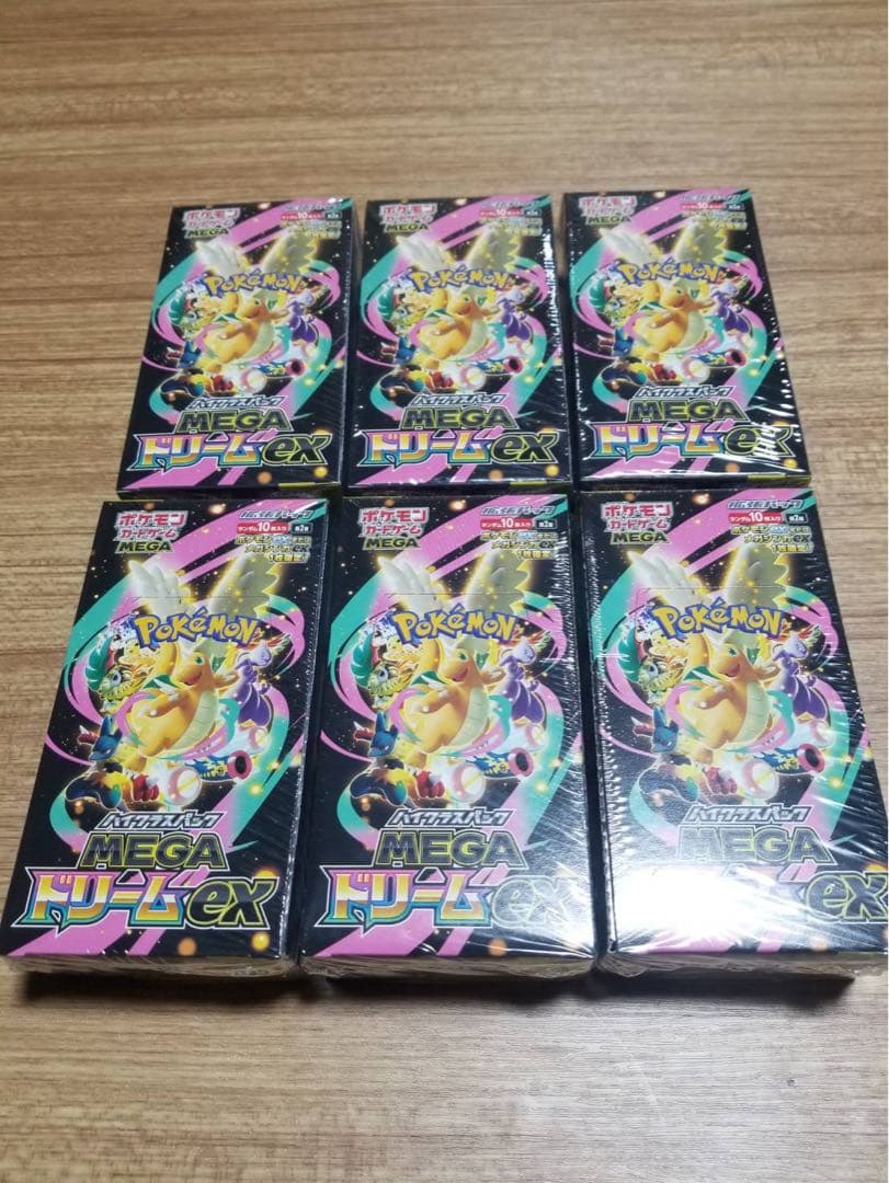 MEGAドリームex シュリンク付き6箱