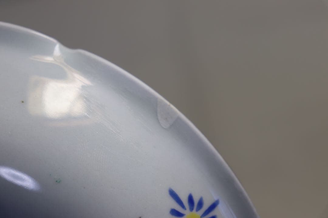 明治期　九谷焼　美山作　菓子器　送料込み1220