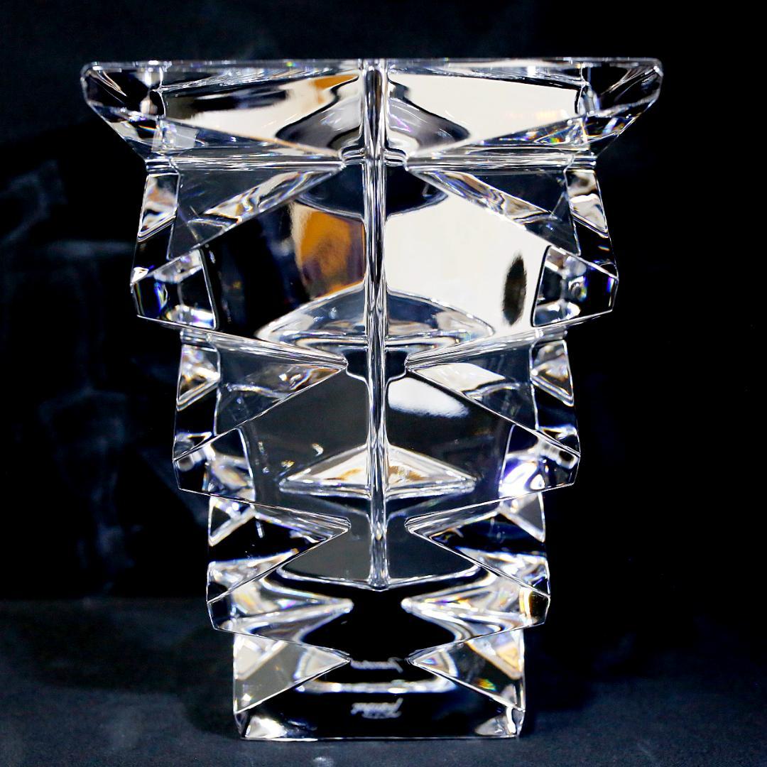 【極美品 送料込み】バカラ トテム クリスタル フラワーベース 花瓶