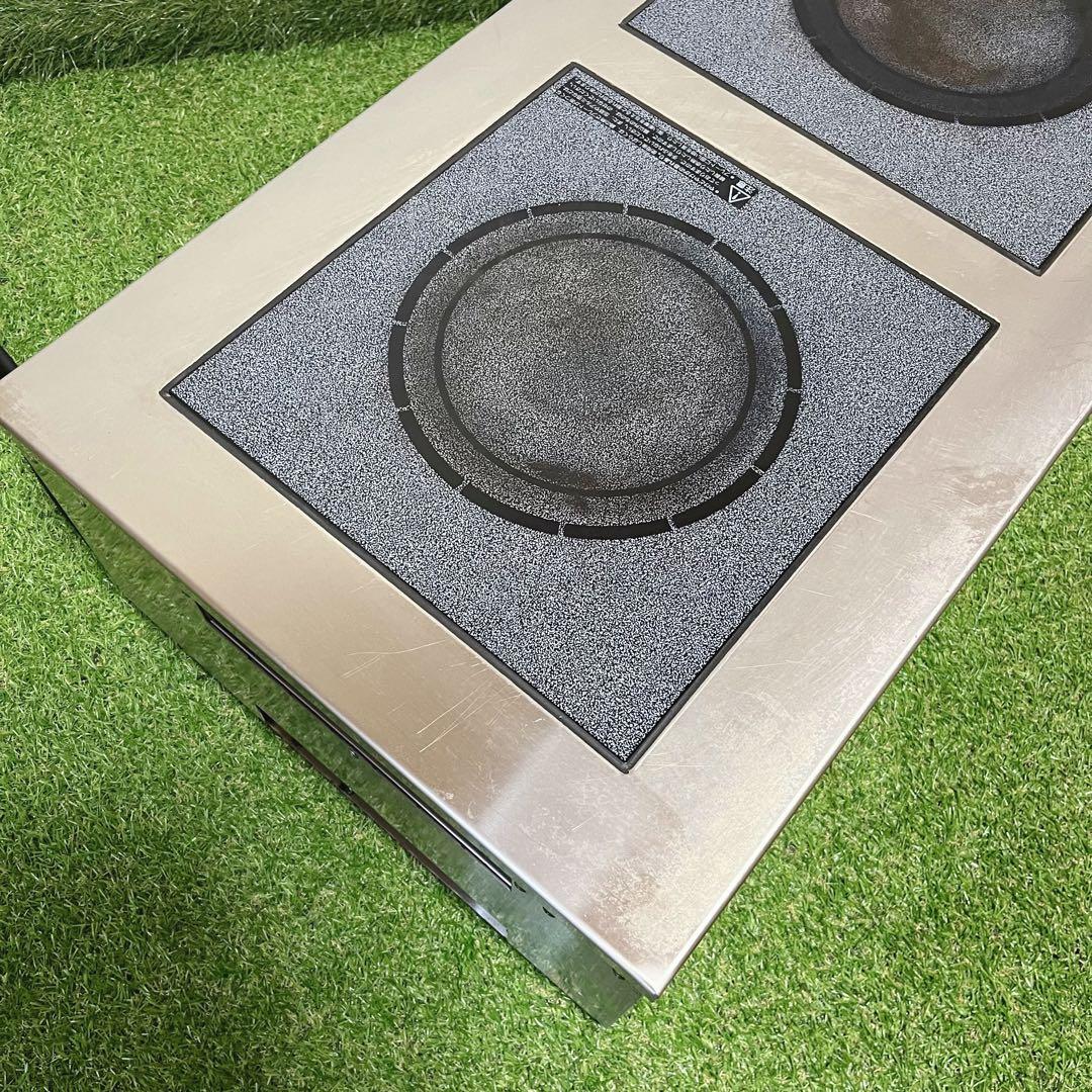 マルゼン 業務用電磁調理器 MIHB-2H2HC 厨房機器 業務用 IHコンロ