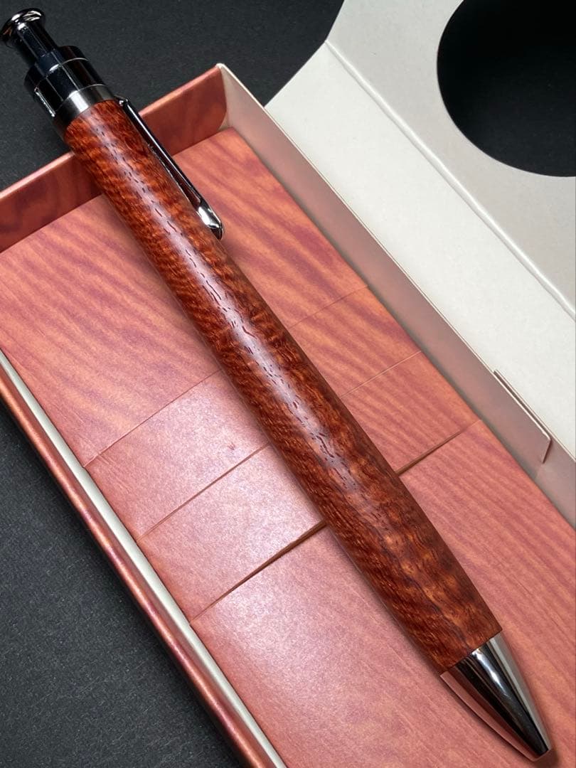 工房楔 花梨縮杢 ルーチェペン ボールペン