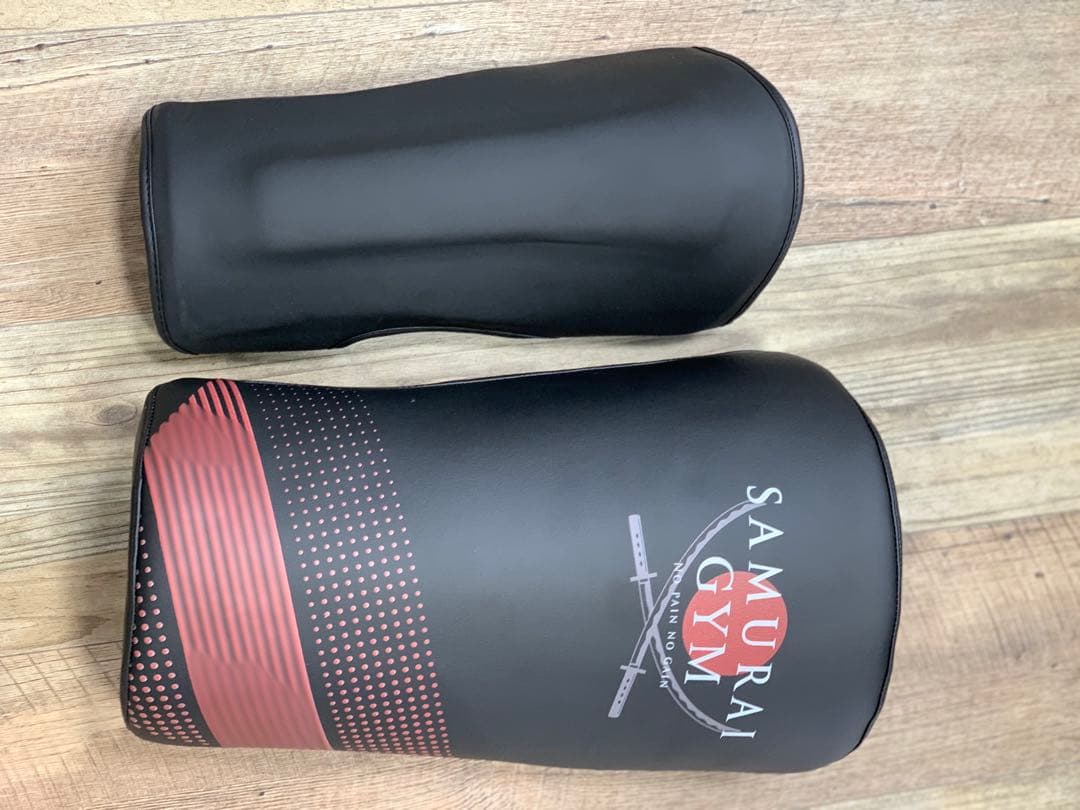 カーフキックミット ダブル　【本革】左右利用できます