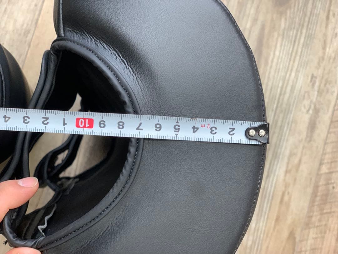 カーフキックミット ダブル　【本革】左右利用できます