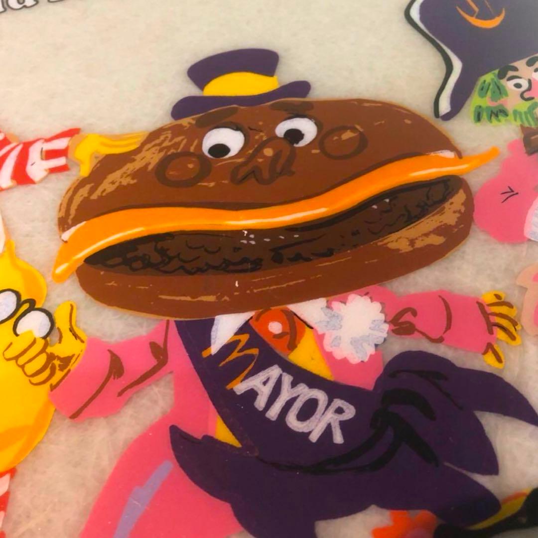 スーパーレア　1974年　マクドナルドランド　キャラクター　トレー　看板　店舗用