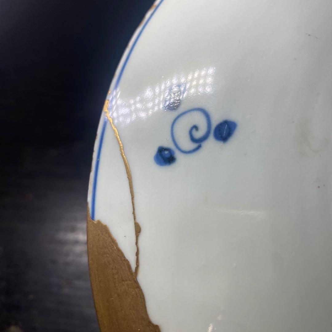 中国染付皿【桐箱付】