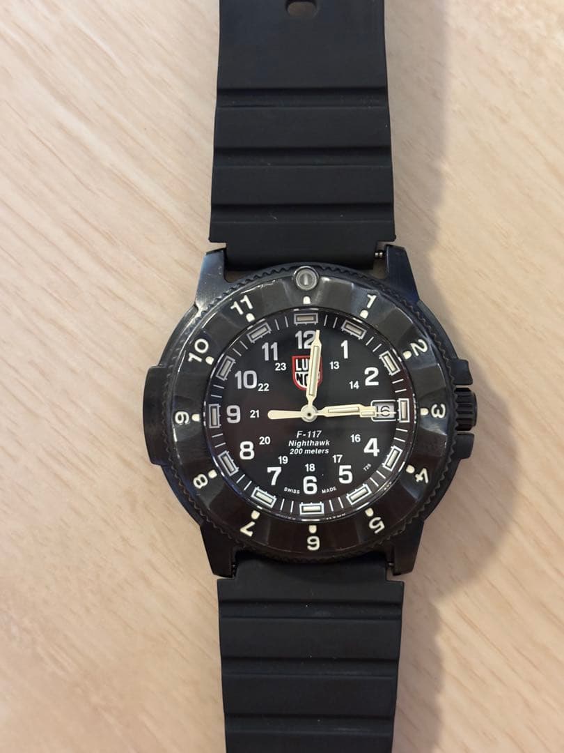 【美品】LUMINOX F-117 NIGHIHAWK ナイトホーク