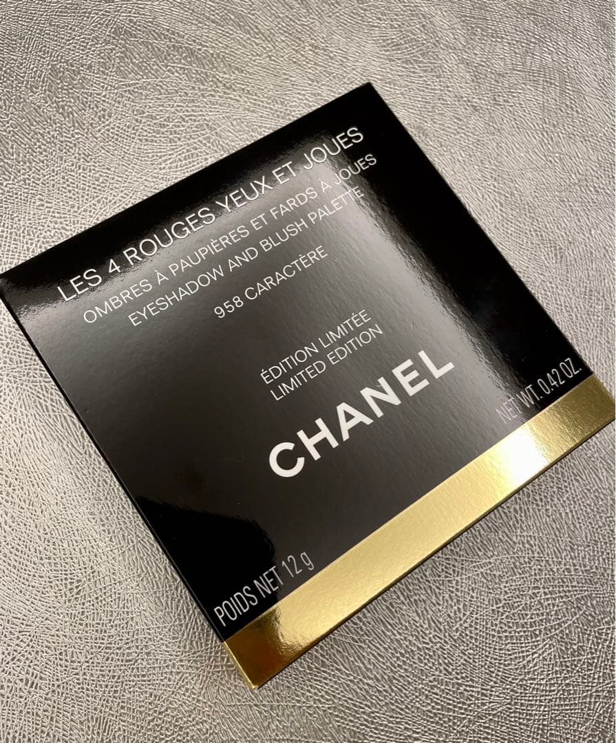 新作シャネル　レ キャトル ルージュユーエ ジュ アイ&チークパレット958