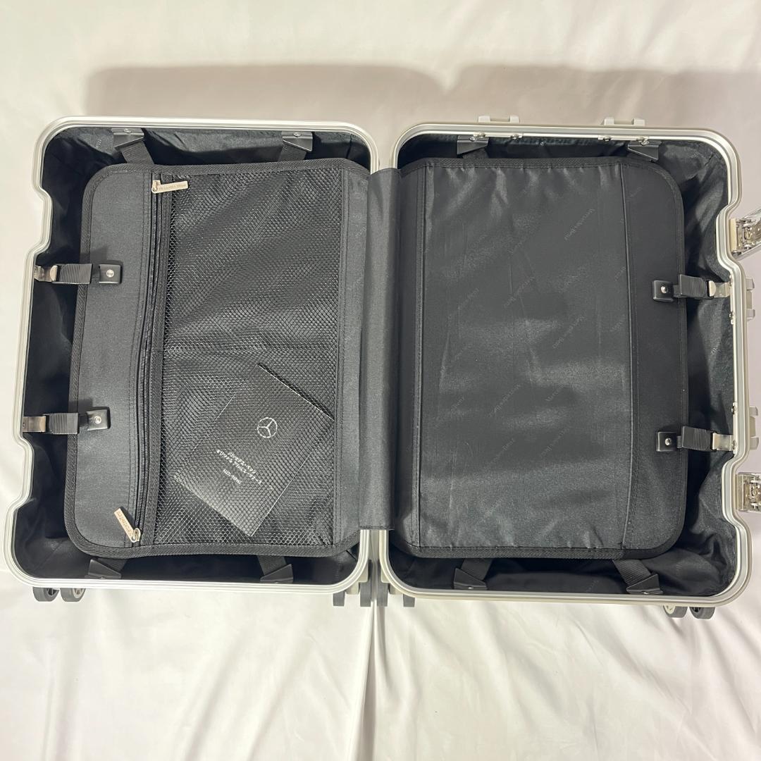超美品 メルセデスベンツ アルミスーツケース シルバー キャリーケース 32L