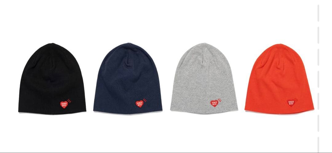 human made BEANIE ニット帽　帽子　黒　ブラック　BLACK