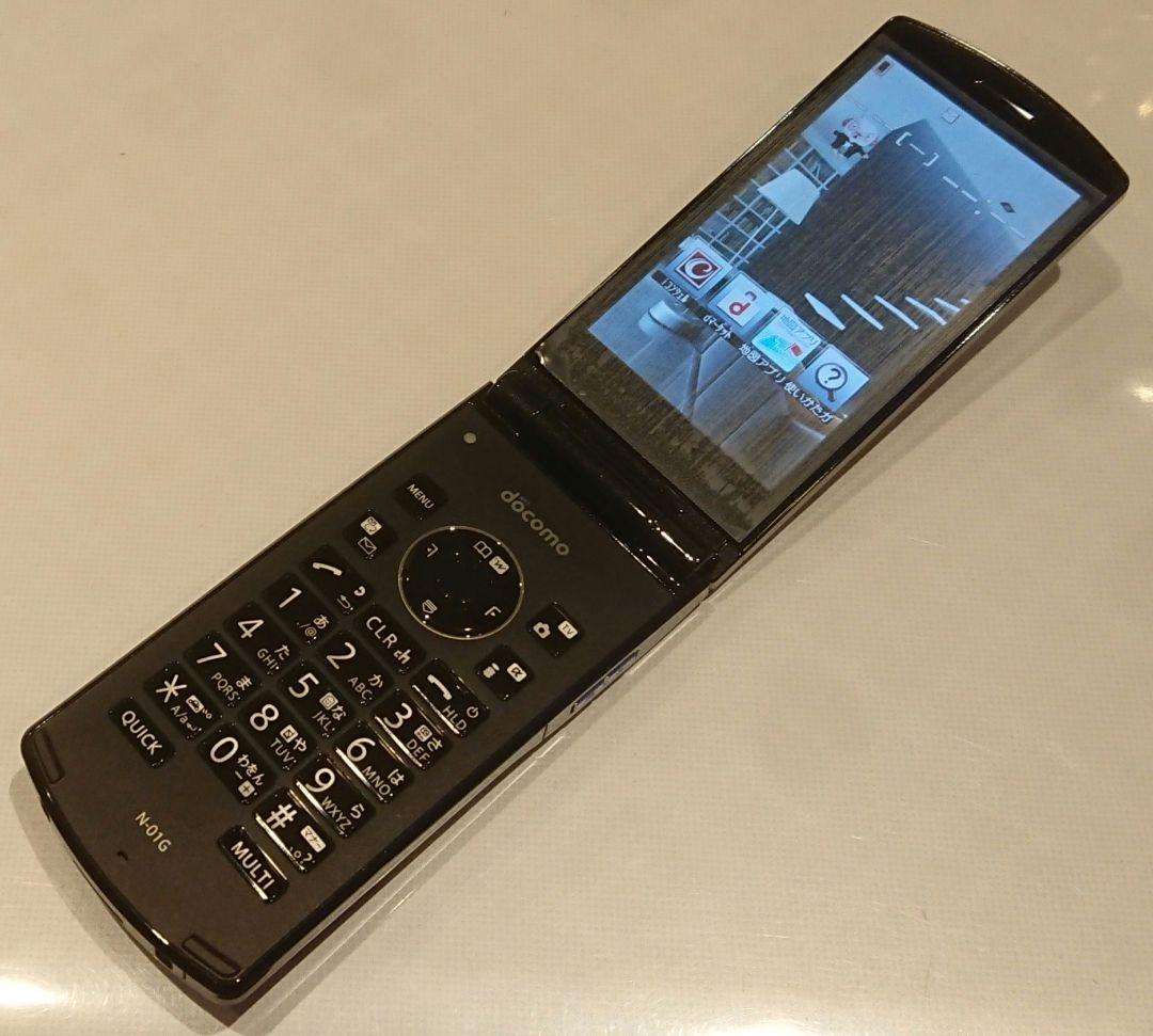 レア 新品 ドコモ docomo N-01G BLACK ブラック 黒 ワンセグ