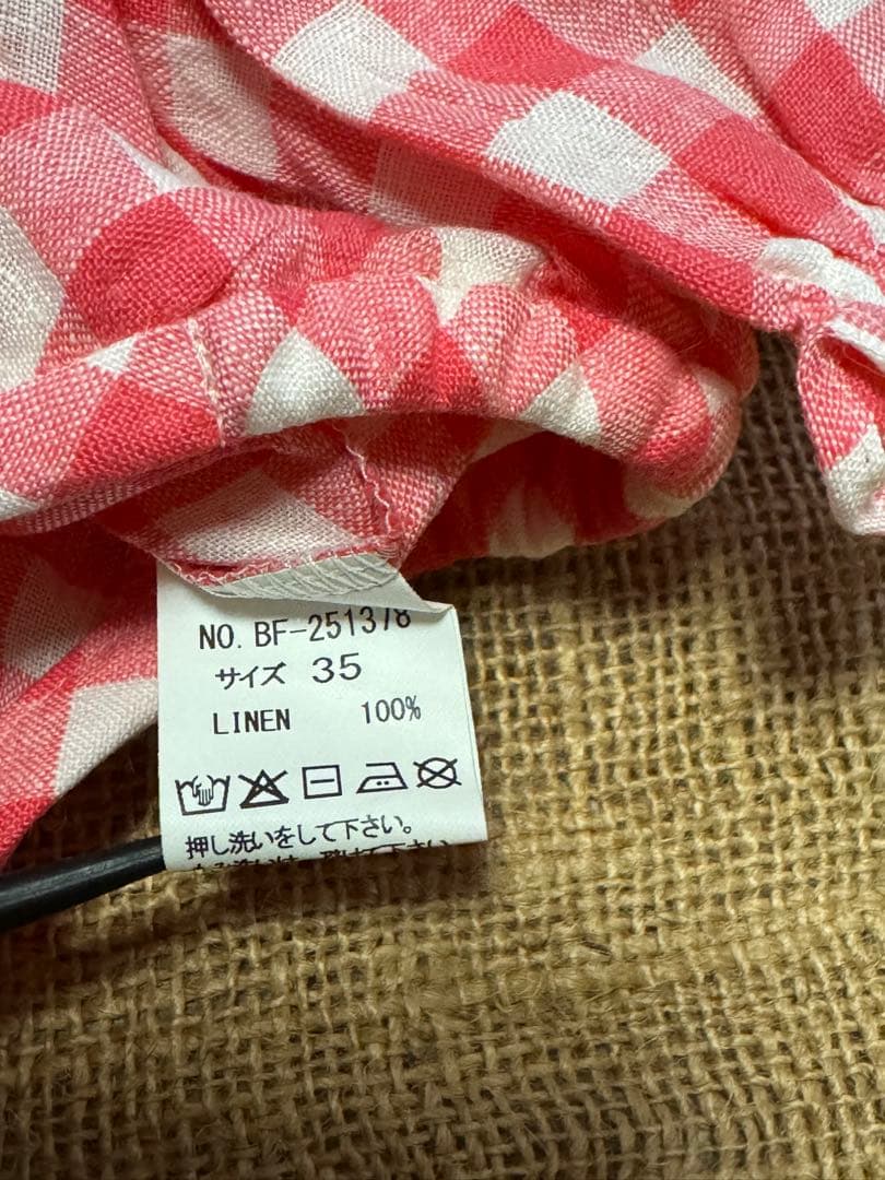 blue bleu bleue⭐︎ギンガムブラウス⭐︎新品未使用