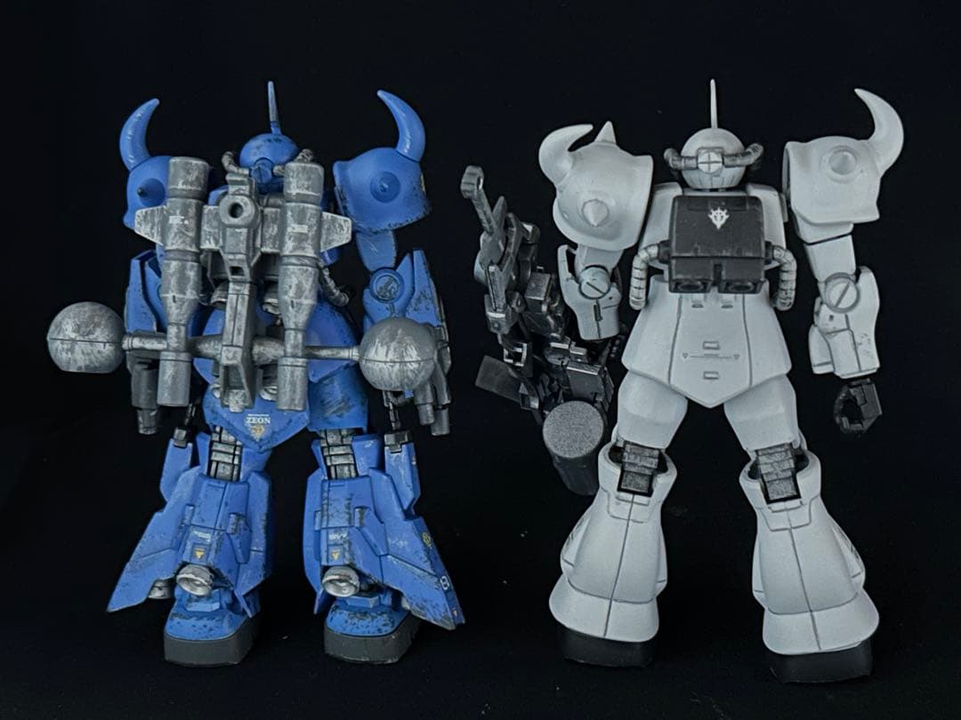 グフR35&グフ＆ドダイ×2ジオン軍2機編隊セットHG1/144ガンプラジャンク
