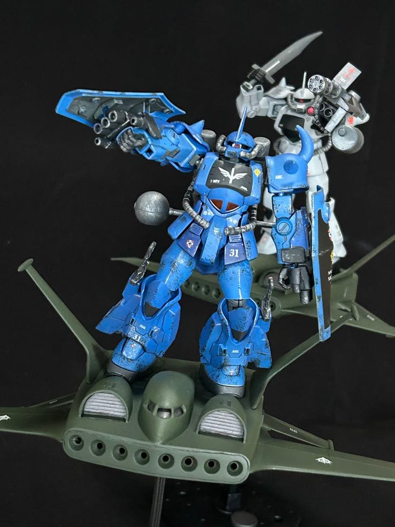 グフR35&グフ＆ドダイ×2ジオン軍2機編隊セットHG1/144ガンプラジャンク