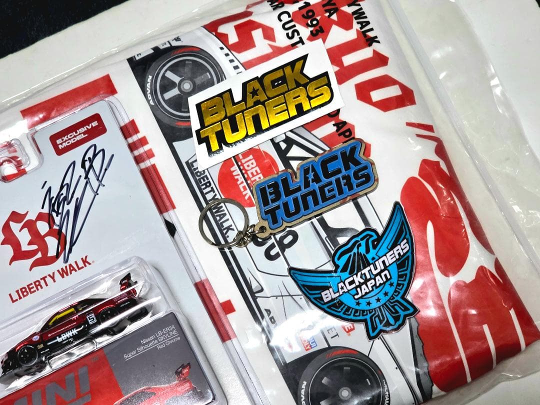 MINIGTLBWK R34 GT-R ブラジル限定イベントTSHIRT付きXL