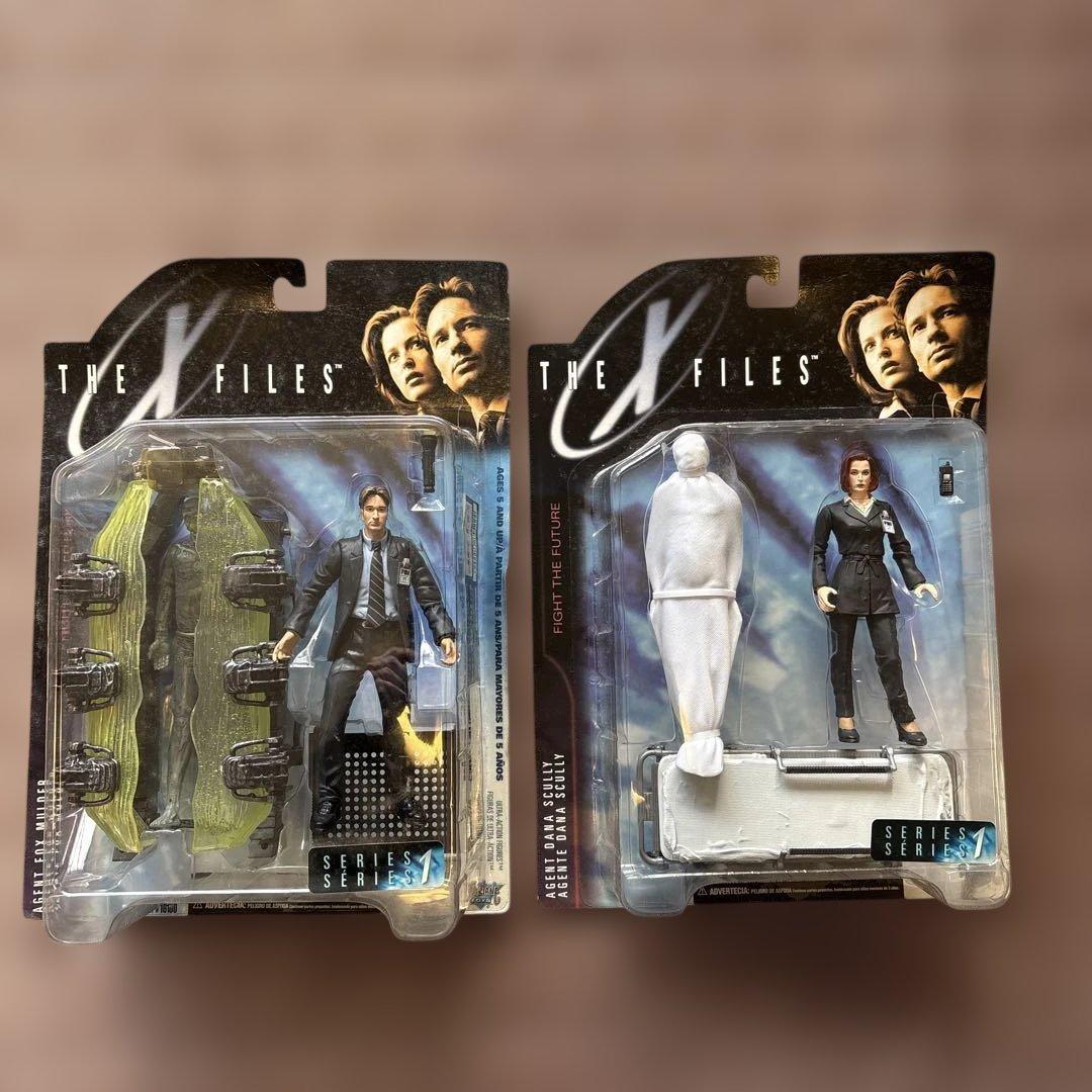 未開封　X-Files Mulder & Scully フィギュアセット