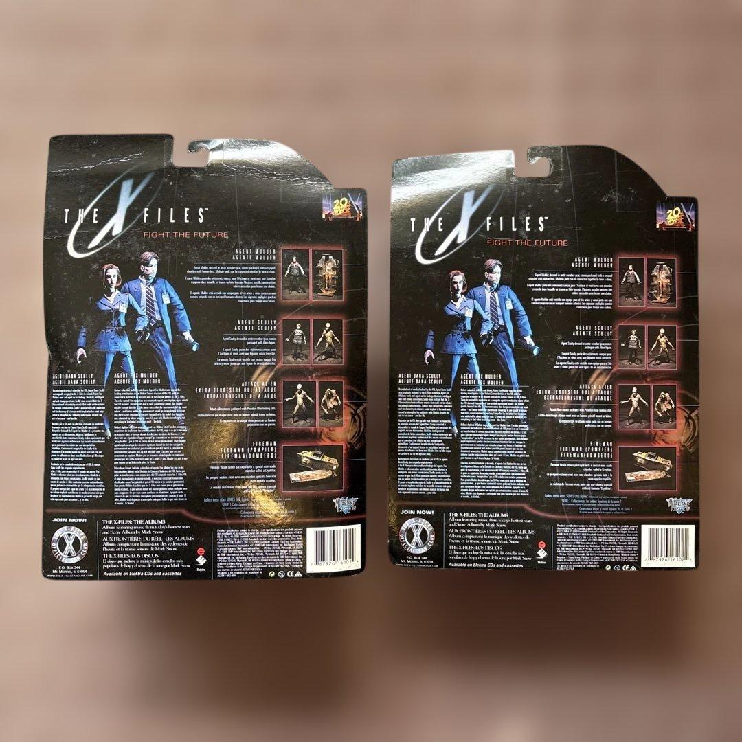 未開封　X-Files Mulder & Scully フィギュアセット