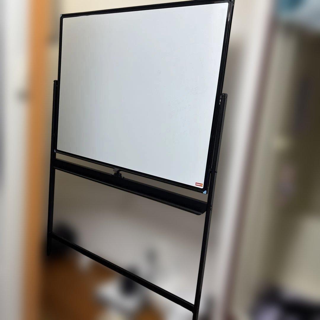 幅1200×高さ900mm ホワイトボード キャスター付き