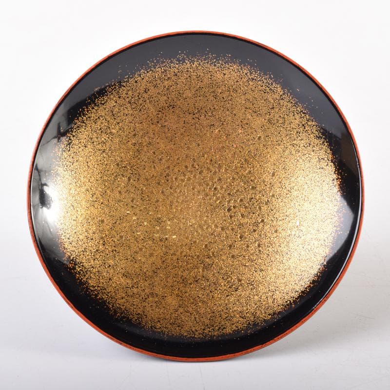 金沢漆芸　清水英姿作　金蒔絵　盃　共箱　N　6970