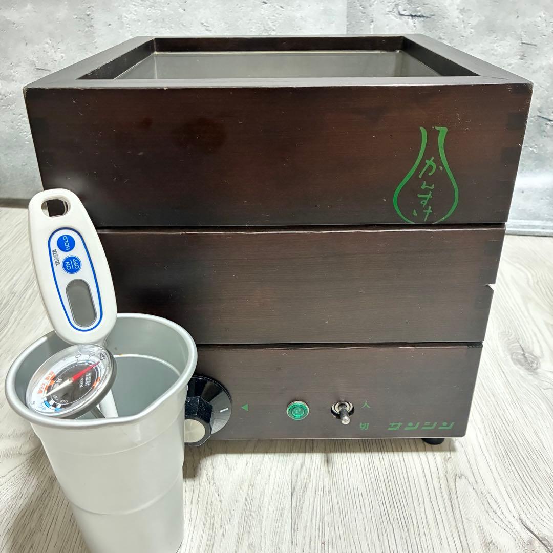 【かんすけ】　熱燗　サンシン電気式酒燗機TKD-4A TANITA温度計付き