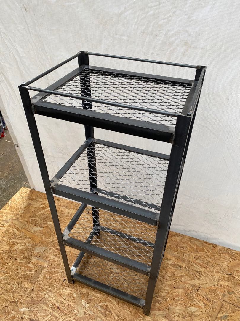 アイアンシェルフ　アイアンラック　アイアン家具　インダストリアル 植物棚