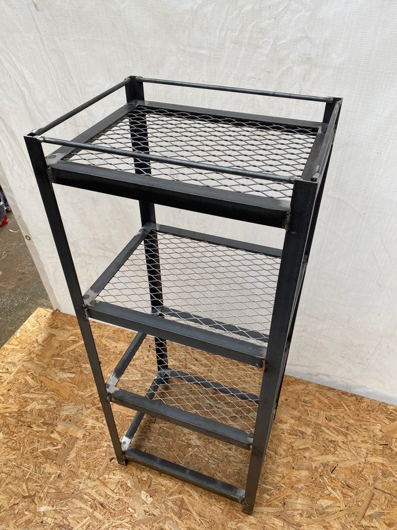 アイアンシェルフ　アイアンラック　アイアン家具　インダストリアル 植物棚