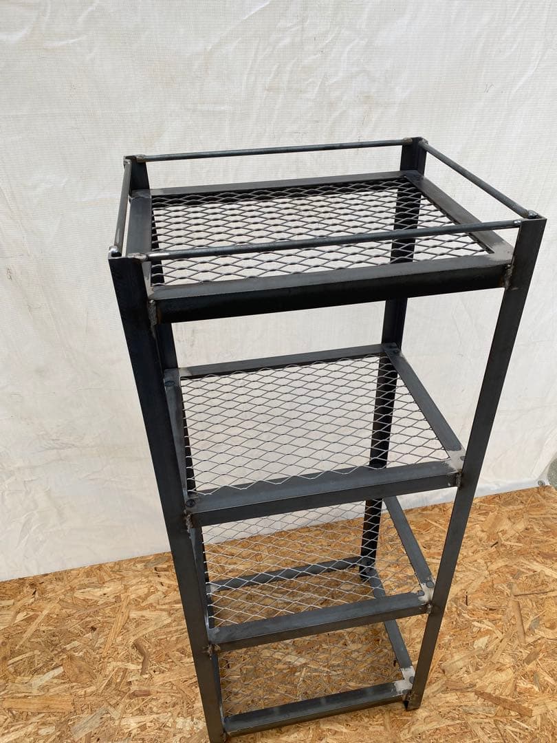 アイアンシェルフ　アイアンラック　アイアン家具　インダストリアル 植物棚