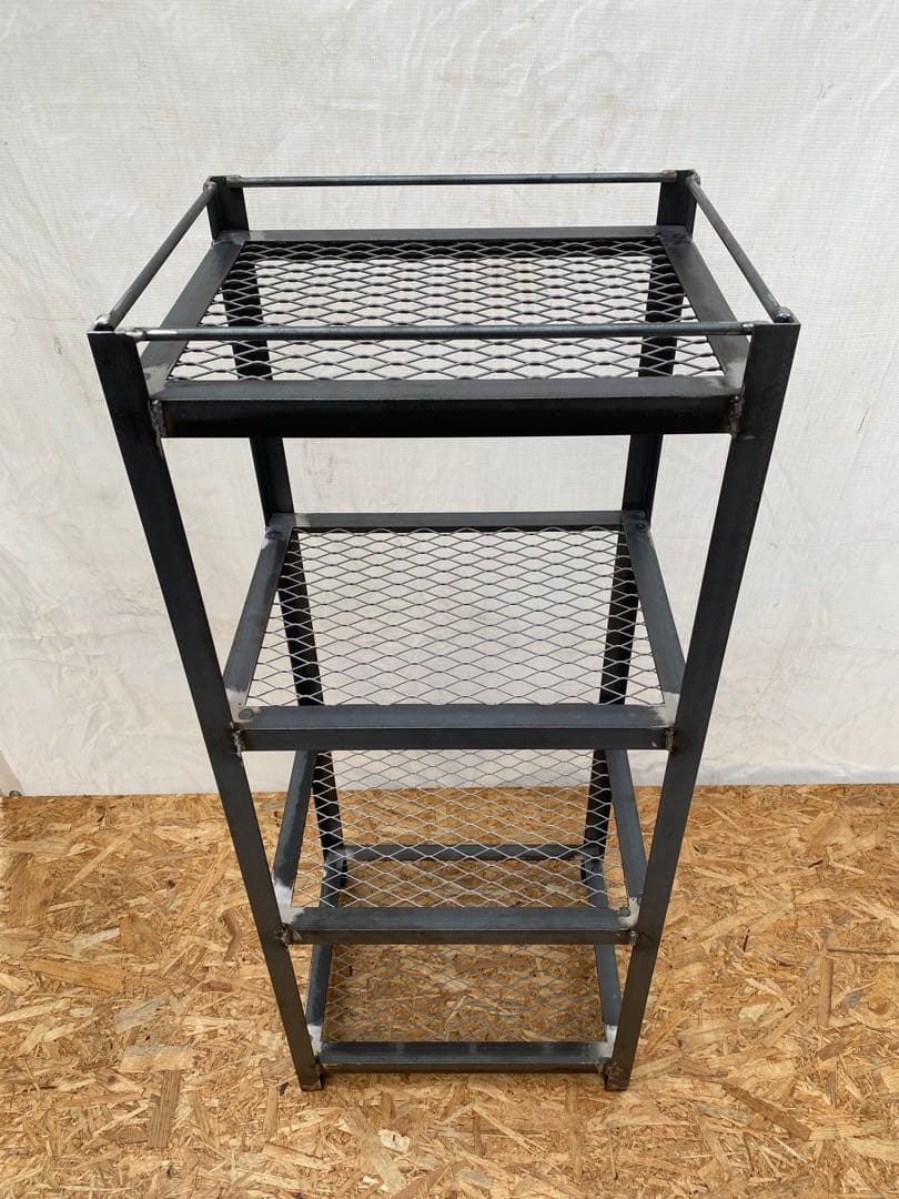 アイアンシェルフ　アイアンラック　アイアン家具　インダストリアル 植物棚