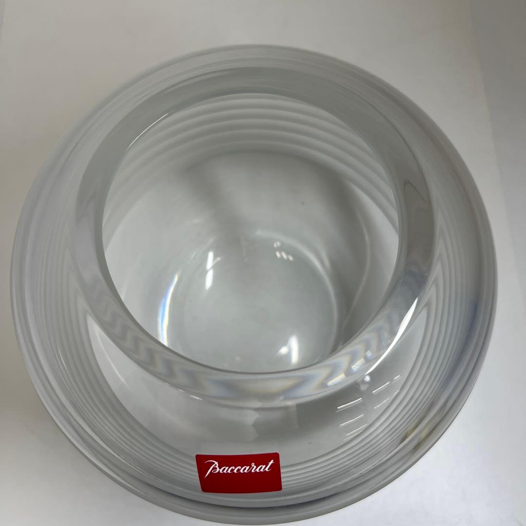 バカラ　大花瓶　共箱　高さ17.5㎝　東な7-1221☆1F