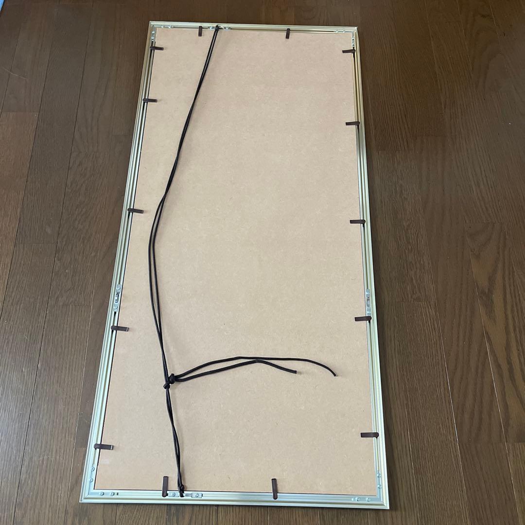 絵画　【山々の水に満たされ貯まりゆく】