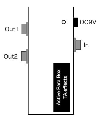 ギター Active Para Box 2Out TA.effects