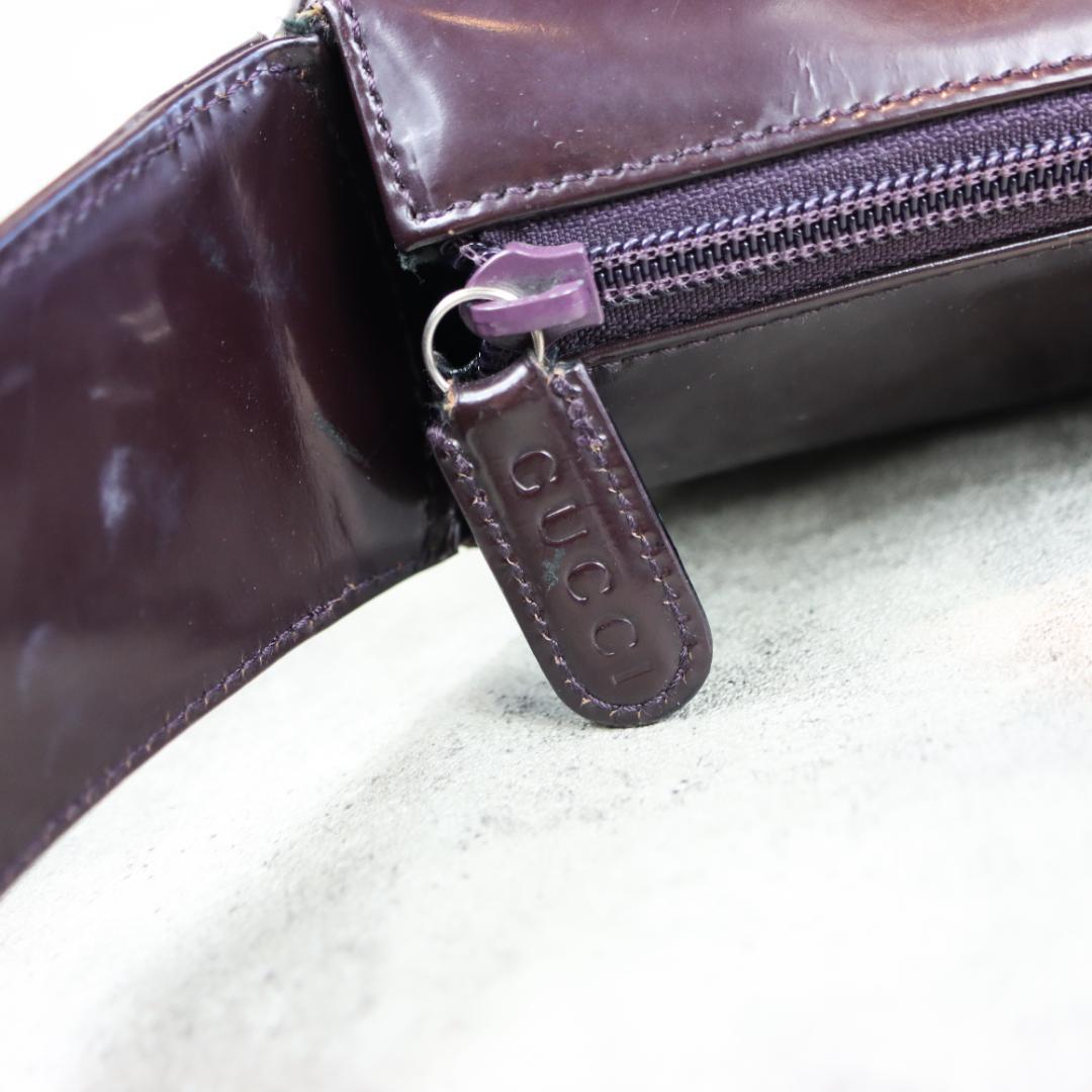 GUCCI グッチ SOHO ソーホー ショルダーバッグ エナメル