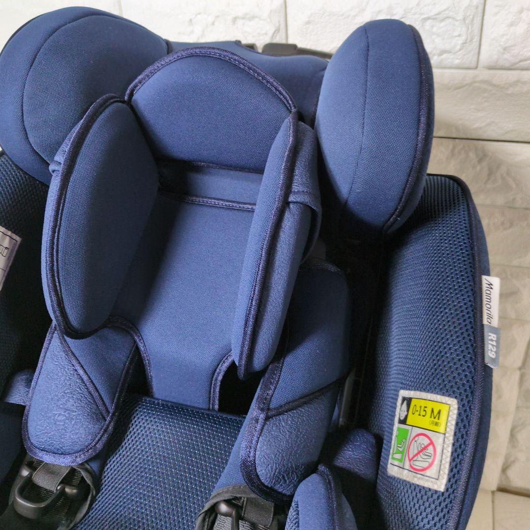 ◆極美品◆アップリカ　マモリラ ISOFIX チャイルドシート　ケープネイビー