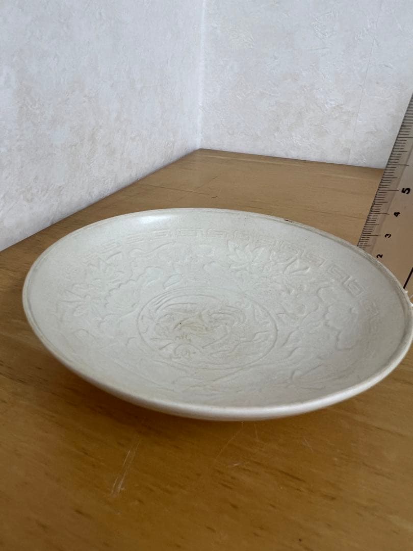 中国宋定窯 蓮花文碗白磁 官窯唐物古美術品　江戸アンティーク骨董コレクション青磁