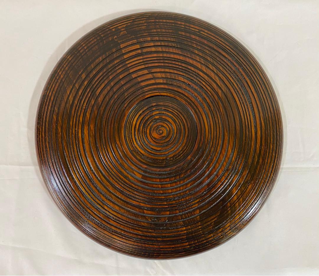 山中塗り　丸盆5枚