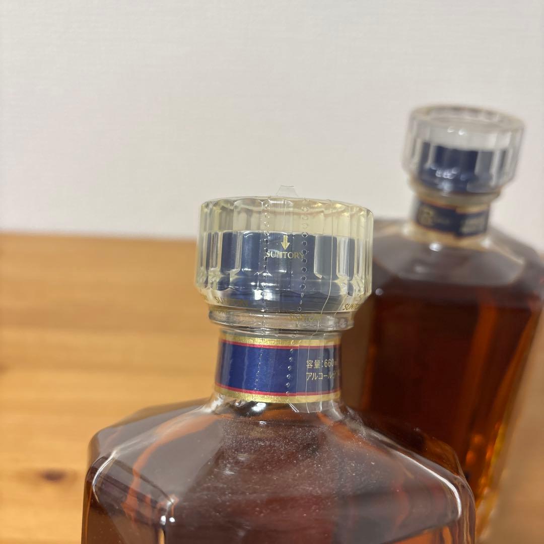 サントリーウイスキーローヤル15年　スリムボトル 660ml ２点セット