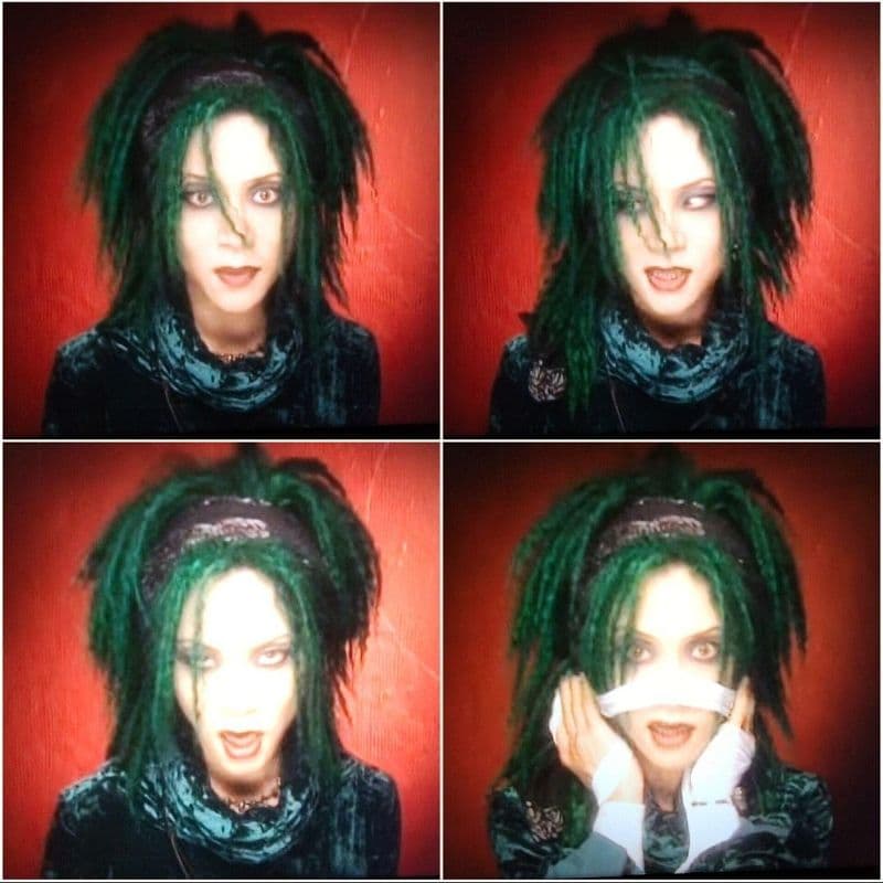 hideコス コスプレ衣装 限界破裂 ダリア 緑ベロアワンピース 85cm 新品