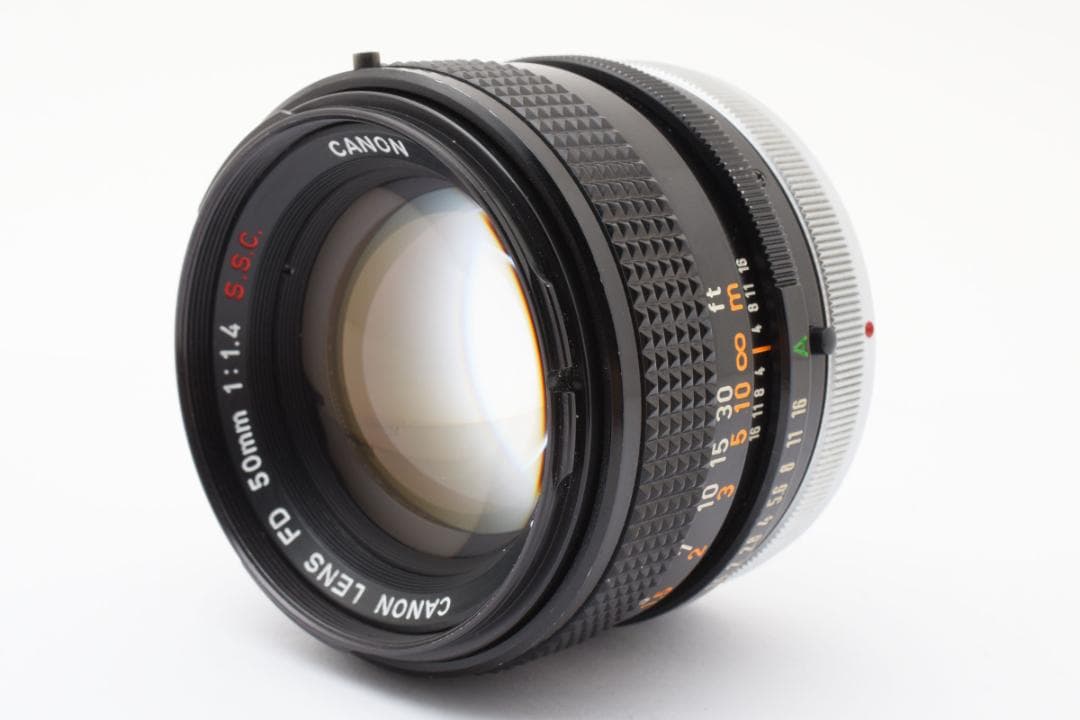 美品 CANON FD 50mm f1.4 S.S.C MF レンズ C830