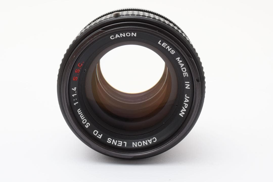 美品 CANON FD 50mm f1.4 S.S.C MF レンズ C830