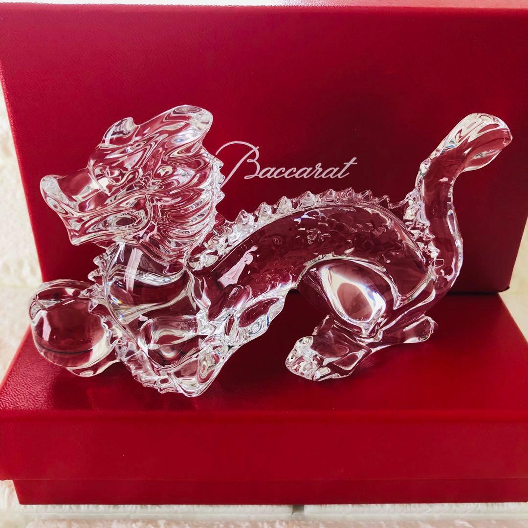 まめ様商談中❣️バカラ baccarat 龍 ドラゴン オブジェ 置物 箱説明書