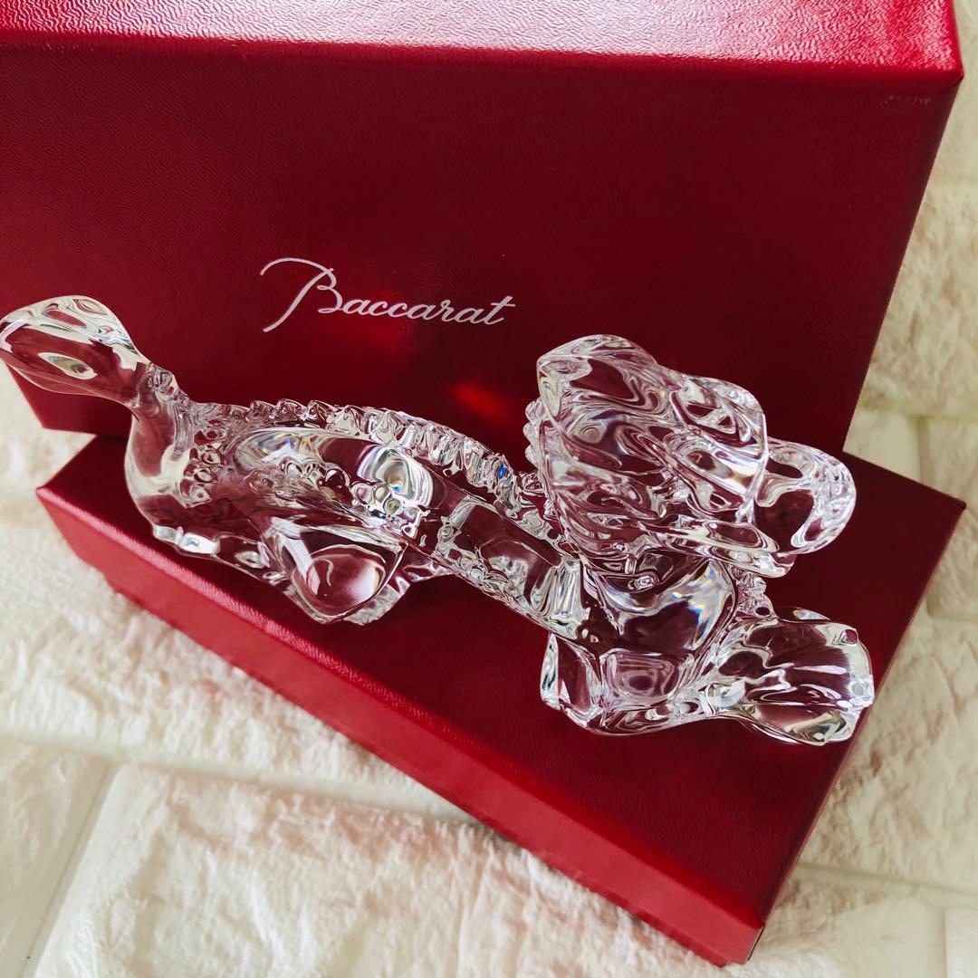 まめ様商談中❣️バカラ baccarat 龍 ドラゴン オブジェ 置物 箱説明書