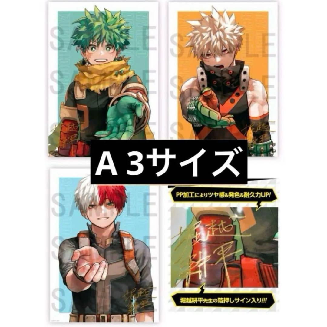 僕のヒーローアカデミア ヒロアカ 応募者全員サービス リッチポスター A3 3種