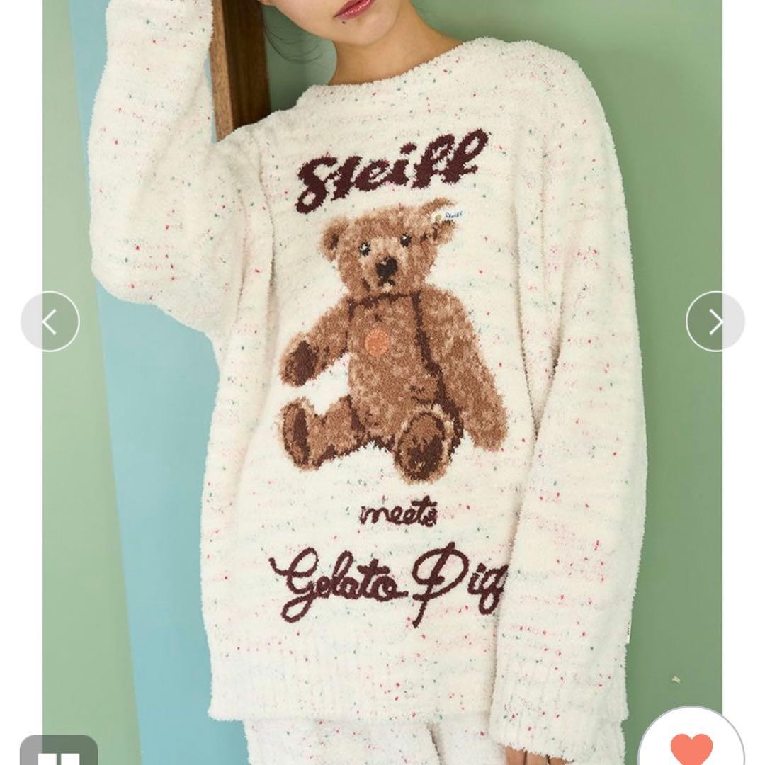 gelato pique ジェラート ピケ パウダーネップジャガードプルオーバー