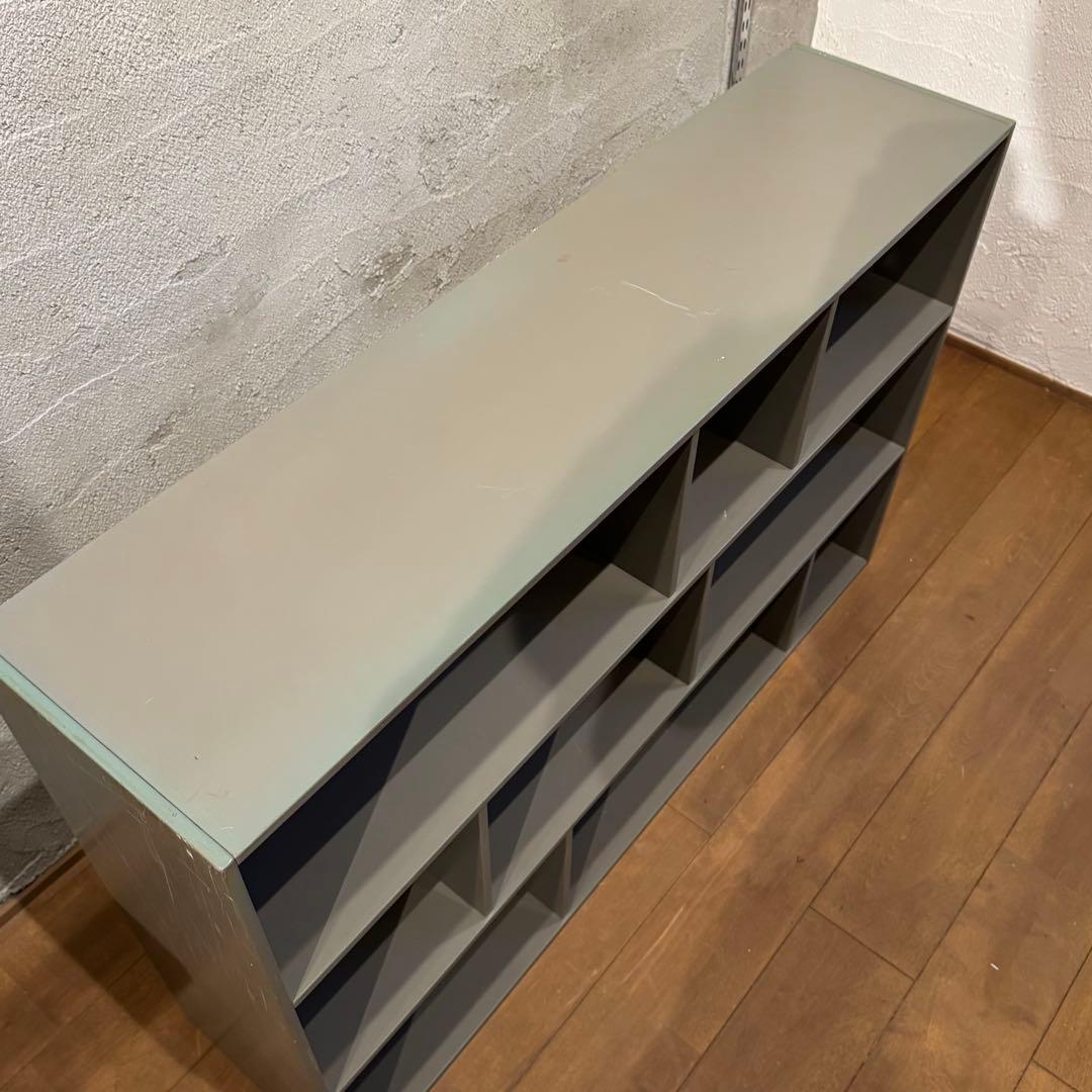 キャビネット オープンラック 本棚　グレー